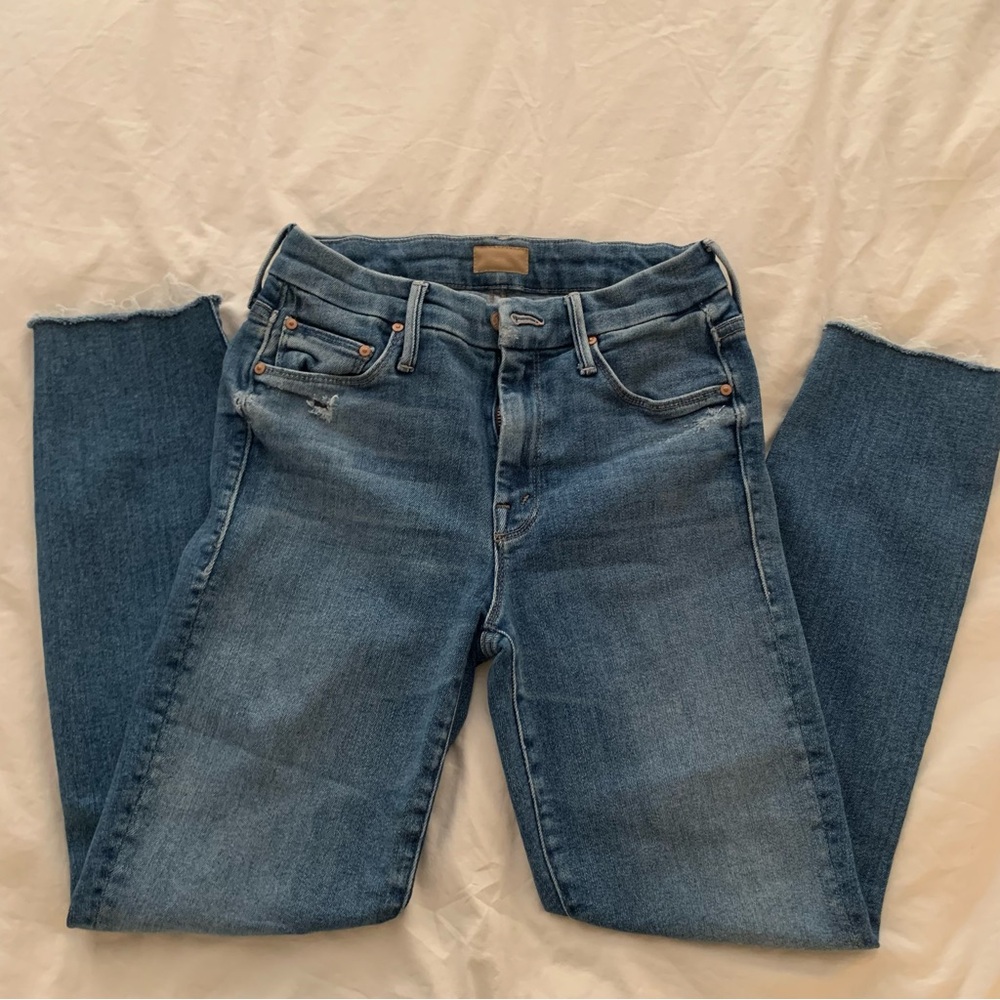 MOTHER Looker Crop Jeans